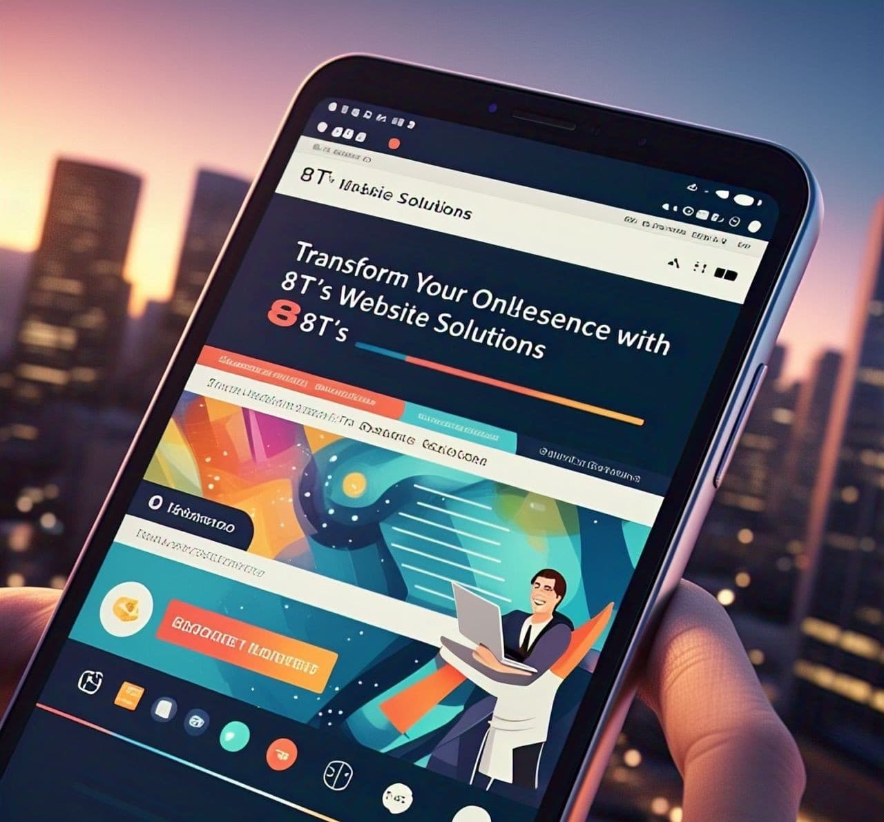 Transform Your Online Presence with 8T&apos;s Website Solutions